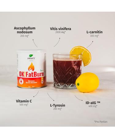 Nature's Finest by Nutrisslim Ok! Fatburn - Gluten-Free Carb Blocker with L-Carnitine ID Alg L-Tyrosine & Vitamin C for Men & Women - International Shipping Available - Buy Online on GoSupps.com
