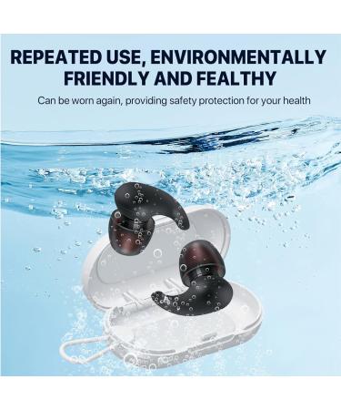 Noise Cancelling Ear Plugs for Sleeping | Reusable Silicone 32dB Noise Reduction | Perfect for Concerts Travel & Work | Includes Compact Storage Case - Buy Online on GoSupps.com