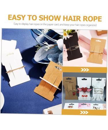 minkissy 900 Sheets Headband Wrapping Card Black Headband Hair Jewels Bracelet Holder Stand Hair Clip Hair Rope Display Stud Earring Holder Jewelry Display Paper Card Earrings Cardboard - Buy Online on GoSupps.com
