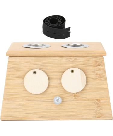2 Holes Bamboo Acupuncture Box - Moxa Stick Holder for Pain Relief & Healing Therapy - Buy Online on GoSupps.com