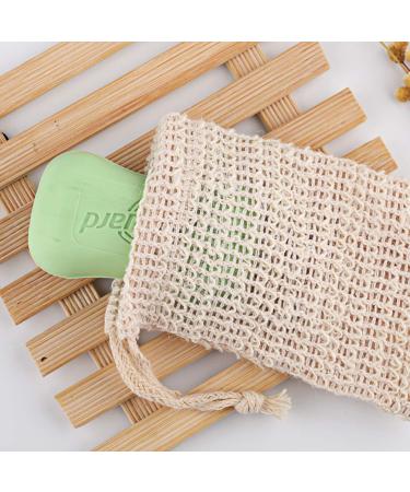 Milists 20 STK Handmade Luffa Soap Bags - Eco-Friendly Shower Peeling & Travel Soap Packaging - Buy Online on GoSupps.com