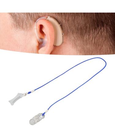 Transparent Hearing Aid Lanyard & Sound Aid Protector Clip - Anti-Lost Rope for Sound Amplifiers | Secure Fastening with Blue HDO Leash - Buy Online on GoSupps.com