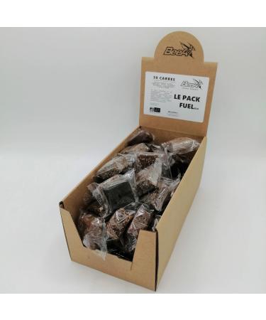 BEEA - Fuel Pack - 50 x 20g - Organic and Artisanal Energy Bars - 100% Made in France - All sports - Fruit Snack