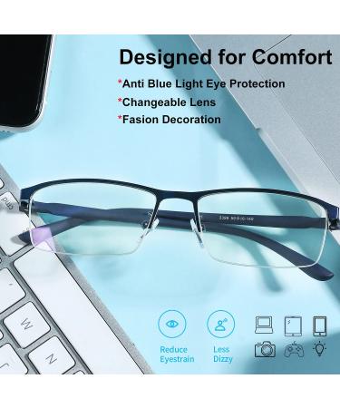 Buy STAMEN Blue Light Blocking Glasses for Men and Women - Anti Eye Strain Clearer Lens Better Sleep - Perfect for Computer and Gaming Use - Buy Online on GoSupps.com