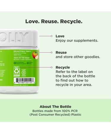 OLLY Metabolism Gummy Rings Metabolism and Cellular Energy Chewable Supplement * Apple Cider Vinegar Vitamin B12 Chromium Picolinate Apple Flavored 60 Day Supply - 60 Count 60 Count (Pack of 1) - Buy Online on GoSupps.com