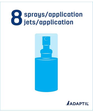 ADAPTIL Spray 20 mL Dog Calming Pheromone Spray by ADAPTIL for Dogs to Help Calm & Comfort During Travel or Stressful Events - The Original Dog Appeasing Pheromone Spray (ADAPTIL Spray C956 1-Pack) - Buy Online on GoSupps.com