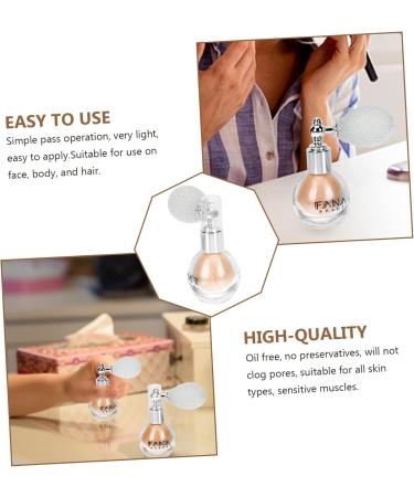 COHEALI Glitter Spray 3 Pcs Spray Glitter Hair Perfume Hair Decor Powder Spray Bottle Women Makeup Tool Face Powder Bottle Malt Colorx3pcs 7x5.5cmx3pcs - Buy Online on GoSupps.com