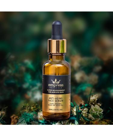 Anti-Aging Face Serum | Organic Rosehip & Frankincense | Nourish & Brighten Skin | 30 ml All-Natural Skincare - Buy Online on GoSupps.com