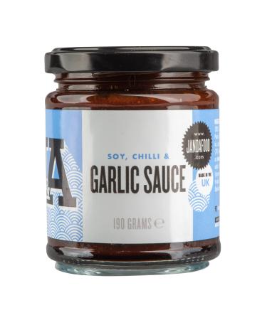 Janda Soy Chilli and Garlic Sauce (190g) | Asian Style Sauce That Can Be Used For Stir Frying or Marinading | Inspired by Filipino Adobo Sauce | Vegan Sauce | Made in the UK