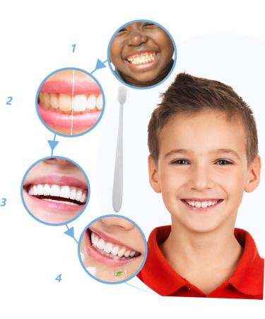 Frcolor 8pcs Extra Soft Natural Bristle Toothbrushes - Super Soft Adult Travel Cleaning Brush - Buy Online on GoSupps.com