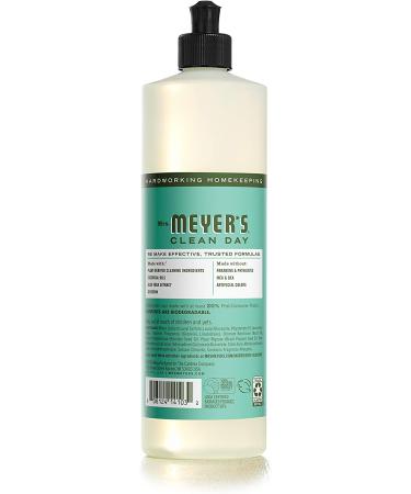 Mrs. Meyer's Clean Day Liquid Dish Soap - Biodegradable Basil Formula - 16 fl. oz - Buy Online on GoSupps.com