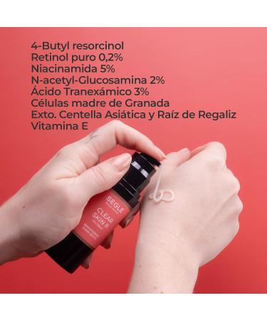  Segle Clinical Segle Day and Night Depigmenting Pack | Clear Azelaic and Clear Skin R | Intensive depigmenting with azelaic acid retinol and vitamin C | Anti-dark spots and anti-aging - Buy Online on GoSupps.com