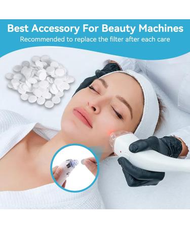 100pcs Microdermabrasion Filters 7 Sizes Cotton Filter Round Filtering Pads for Blackhead Removal Beauty Machine(40mm) - Buy Online on GoSupps.com