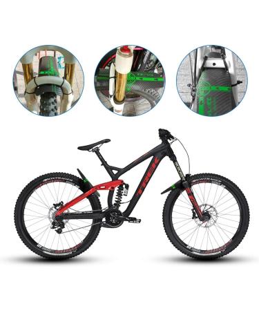 FETESNICE Mountain Bike Fender Set - Front and Rear Mud Guards for 20-29 Bicycles, Adjustable, Green - Buy Online on GoSupps.com