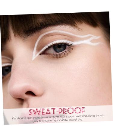 MAGICLULU Eye Shadow Cosmetics 5pcs White Lying Silkworm Pen Eyeshadow Makeup Pen Eye Makeup Tool Liquid Eyeliner Matte Girl - Buy Online on GoSupps.com