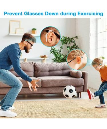 Oikabio 12 Pairs Non-Slip Eyeglass Grips | Silicone Eyeglass Retainers & Holders for All Eyeglasses - International Shipping Available - Buy Online on GoSupps.com