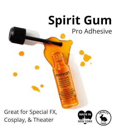 Mehron Makeup Spirit Gum & Remover Combo Kit | Professional Adhesive & Remover for Face Skin & Body | International Shipping Available - Buy Online on GoSupps.com