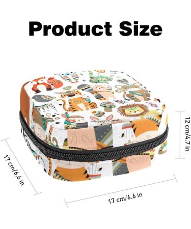 Buy Women's Bonds Storage Pockets Stillpad Halter Jungle Tribal Animal Portable Period Kit Bag - Stylish & Functional Feminine Product Bag - Buy Online on GoSupps.com