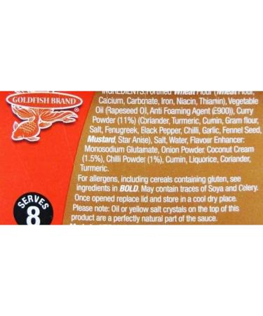 UpLabel Creations (2 Pack) Goldfish Hot and Spicy Chinese Takeaway Curry Sauce Paste Concentrate 405g - Buy Online on GoSupps.com