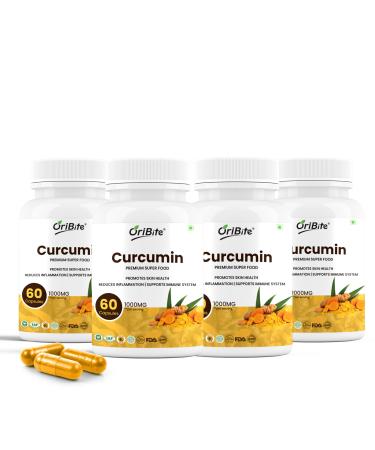 Oribite Curcumin with Black Pepper High Absorption Turmeric Root Extract Supplement for Joint Heart & Immune Support Natural Antioxidant & Inflammation Response Support 60 Capsules Non-GMO (4)