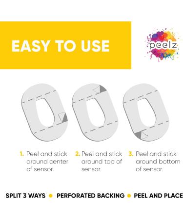 Peelz Dexcom G6 Adhesive Patches 25 Pack - Waterproof CGM Sensor Patches - US-Made for Sensitive Skin - Dexcom Stickers - Beige - Buy Online on GoSupps.com