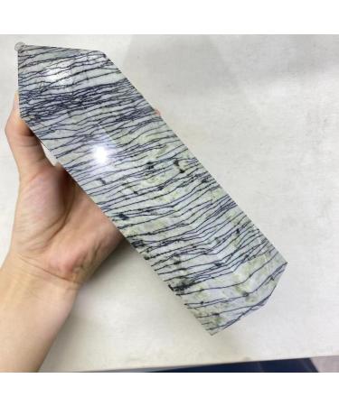 Specimen Healed Natural Black Network Stone Crystal Quartz gem Reiki As a Gift FZUGEDRLI (Size : 1300-1400g) - Buy Online on GoSupps.com