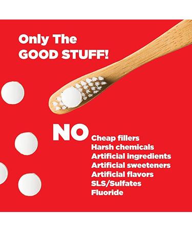 Chomp Super Whitening Cinnamon Toothpaste Tablets with Nano Hydroxyapatite Refill (Pack of 2) 60 Count (Pack of 2) - Buy Online on GoSupps.com