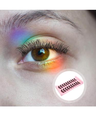 Healvian Fake Window Sticker False Eyelashes Natural Lashes 10 Pairs Fake Eyelash Artificial Lashes Makeup Fake Lashes Fluffy Eyelashes Extensions Fisherman Ornament - Buy Online on GoSupps.com