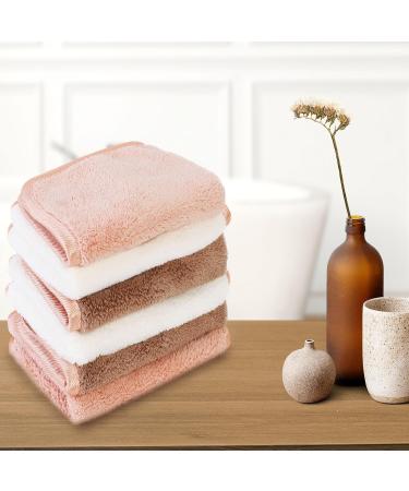 Phogary Microfiber Make-Up Towels - 6 Pack Washable Facial Cleaning Cloths (30x30cm Brown) for Gentle Makeup Removal - Buy Online on GoSupps.com