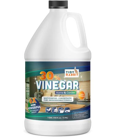 Concentrated 30% Vinegar for Daily & Deep Cleaning Gardening and More(1 Gallon) 1 Gallon (Pack of 1)