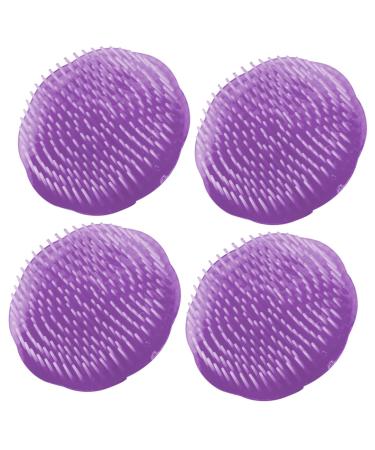 Goohochy 4 piece massage shampoo brush scalp massage brush hair washers hair pecher headwear scalp massage device hair washbeautics shampoo massager brush