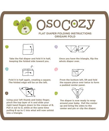 OsoCozy Unbleached Birdseye Flat Cloth Diapers (1 Dozen) - 100% Cotton Baby Nappies - 27.5 x 30.5 Inches - Buy Online on GoSupps.com