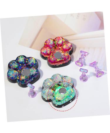 Didiseaon 1 Set Nail Practice Holder Nail Art Stand Nail Tip Holder Crystal Show Rack Nail Art Holder Nail Display Stand Manicure Tools Nail Stands for False Nails Crystal Glue Shine 4.8x4.5cm As Shown - Buy Online on GoSupps.com