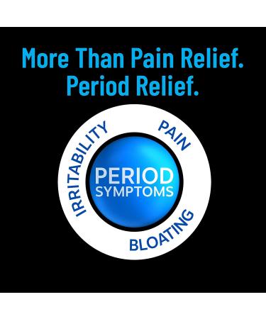 Pamprin Multi-Symptom Formula with Acetaminophen - Period Relief for Cramps, Pain, Bloating - 40 Caplets - Buy Online on GoSupps.com