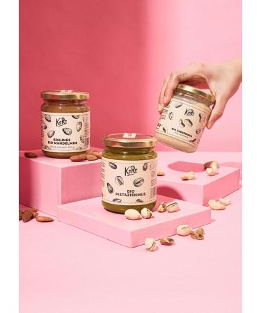 KoRo - Coffret d gustation pur es d'ol agineux bio Deluxe - 3 x 250 g - Pur e de noix de cajou de pistache et d'amande - Format d couverte pratique de 250 g - Vegan - Buy Online on GoSupps.com