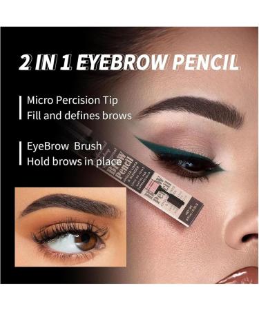 2 in 1 Double Ended Eyebrow Pencil Micro Percision Tip Fill and Defines Brows Natural Looking & Waterproof No Need to Sharpen Not Easy to Fade (Color : 04 Size : 1 size) 1 count (Pack of 1) 04 - Buy Online on GoSupps.com