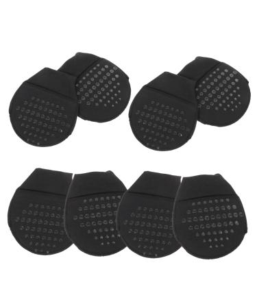 SEWOART 4 Pairs Forefoot Pad Supple Half Palm Socks Toe Liner Half Socks Invisible Toe Topper Socks Womens Socks Seamless Half Socks Silicone Women's High Heel Front Pad