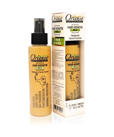 Hair Keratin Milk Spray - Heat Protection with Protein-Rich Formula and Ultimate Glow Through Phytokeratin Rinse-free Hair Mask- Paraben Free 3.3 fl oz
