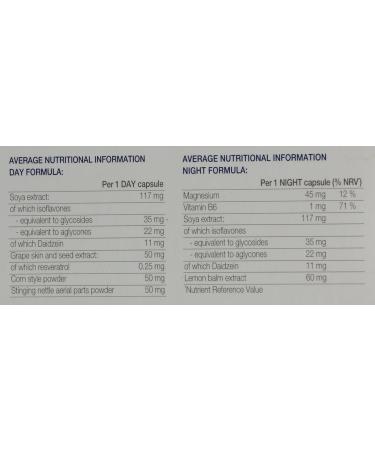 Arkopharma Phyto Soya Night & Day Capsules - 30 Day & 30 Night - Hormone-Free Menopause Relief - Buy Online on GoSupps.com