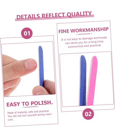 FRCOLOR Set of 20 Nail Set Finger Nail File Nail Sets Nail Polish Buffer for Nails Nail File Sanding Manicure Files Nail Art Nail Files Frosted Manicure Tools - Buy Online on GoSupps.com