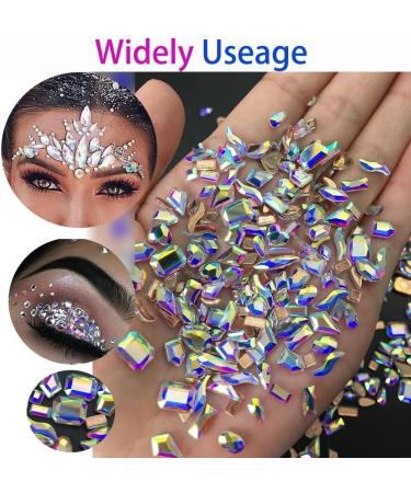 Buy 4200 Assorted Nail Gemstones & Crystals - SS6-SS20 K9 Glass Flatback Stones for Nail Art Face Makeup & DIY Crafts | International Shipping Available - Buy Online on GoSupps.com