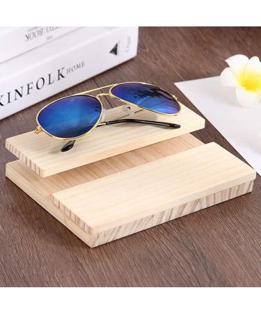 CAIHUASHOPING glasses stand Multi-layer creative glasses Display stand sunglasses Cultifunction display stand Home Decoration tray sunglasses rack (size: Two Layers)