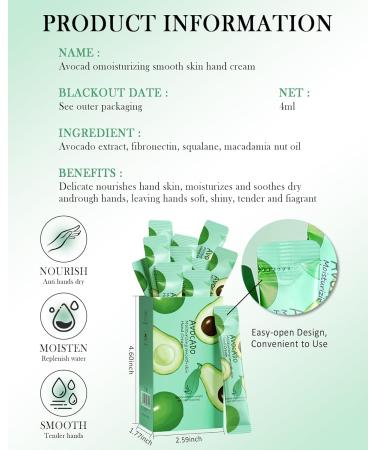 Mini Hand Cream Gift Set-30Pack Small Hand Lotion Travel Size Bulk Hand Cream Fragrance Moisturizing Hand Care For Dry Cracked Hand Baby Bridal Shower Wedding Favors Christmas Kit for Women-Avocado 30pcs Avocado - Buy Online on GoSupps.com