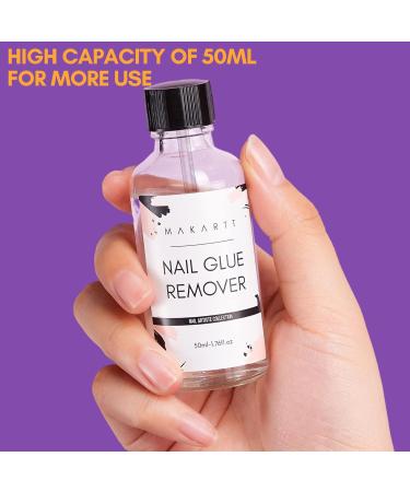 Makartt Nail Glue Remover Kit - 100ml Acetone-Free Professional Nail Tip Art - 2x50ml Set for Easy Removal - Buy Online on GoSupps.com