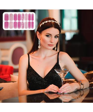Full Nail Wraps - French Manicure Stickers | Durable UV Resistant Gel Film Professional Quality Beauty Accessories for Ladies Office Travel Evening Gift Modern Elegance - Buy Online on GoSupps.com