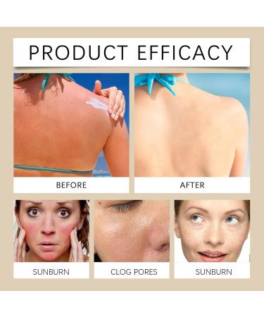 Sunscreen Cream Sun Block Moisturizer Broad Spectrum SPF Waterproof Sunblock Non-Greasy Sunscreen Oil Control Sunscreen Prevent Sunburn Cream - Buy Online on GoSupps.com