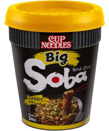 Nissin Soba Big Cup Wok Style Classic Flavour 113G - Pack of 6 - Buy Online on GoSupps.com