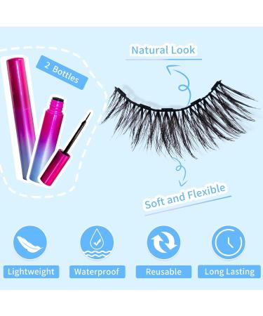 14 Pairs Magnetic Eyelashes & Eyeliner Kit - Long-lasting No Glue Needed | T17 - Buy Online on GoSupps.com