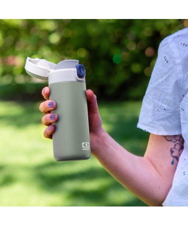 Monbento Insulated Bottle MB Pop Natural 360ml - Leakproof, Hot/Cold 12 Hours - Small Water Bottle for Kids/Adults - BPA Free - Green - Buy Online on GoSupps.com