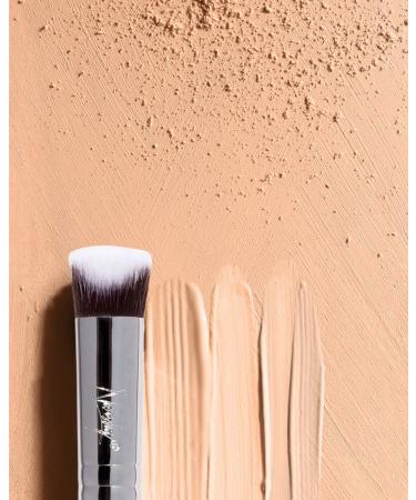 Nanshy 3D Under-Eye Blending Brush | Vegan Concealer Brush for Cream Fluid & Powder Makeup | Contour & Shape | Onyx Black - Buy Online on GoSupps.com